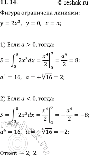 11.14.      ,   y=2x^3, y=0  x=a, ...