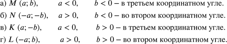          :) (; b),   < 0, b < 0;) N(-a; -b),   > 0, b < 0;) (; -b),   < 0, b...