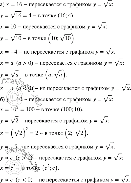  309. ,     y=vx   .  ,     :) x=16, x=10, x=-4, x=a (a>0), x=a...