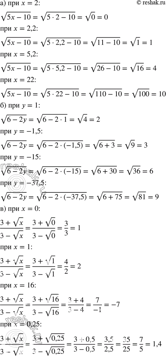  464.   :)  (5 - 10)   = 2; 2,2; 5,2; 22;)  (6 - 2)   = 1; -1,5; -15; -37,5;) (3+  x) / (3-  x)   =...