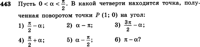 (Решено)Упр.443 ГДЗ Алимов 10-11 класс по алгебре