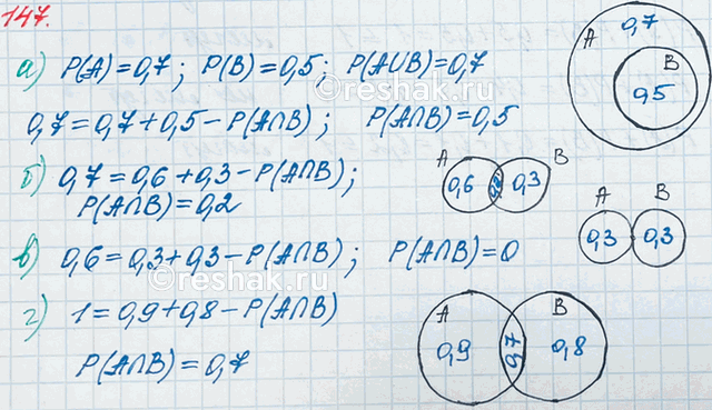  147.   ,       ( n ), :) () = 0,7, () = 0,5, ( U ) = 0,7;) () = 0,6, ()= 0,3, ( U ) = 0,7;) ()...