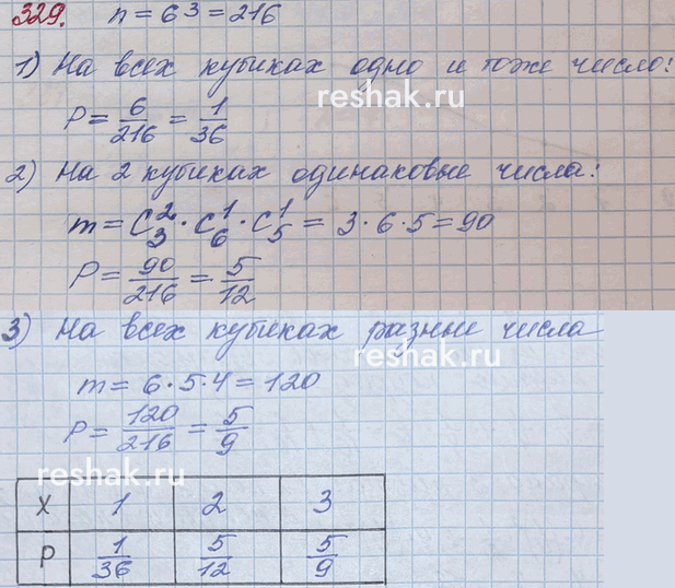 ����������� 329. ������� ��� ������. ��������� �������� � ����� ���������� ��������� �����, ������� ��� ���� ������. ������� ����� �������������...