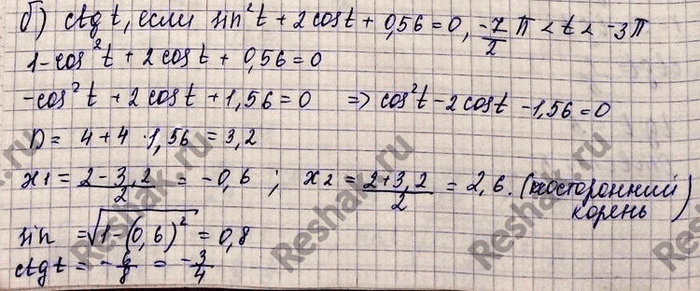 Изображение Упр.14.27 Мордковича 10 класс профильный уровень (Алгебра)