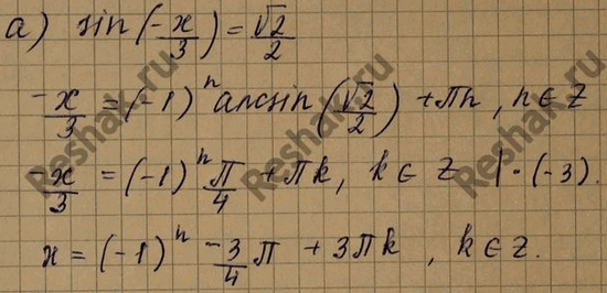 ����������� ������ ���������:a) ctg x = 1;�) ctg x = ������3;�) Ctg X = 0;�) ctg x =...