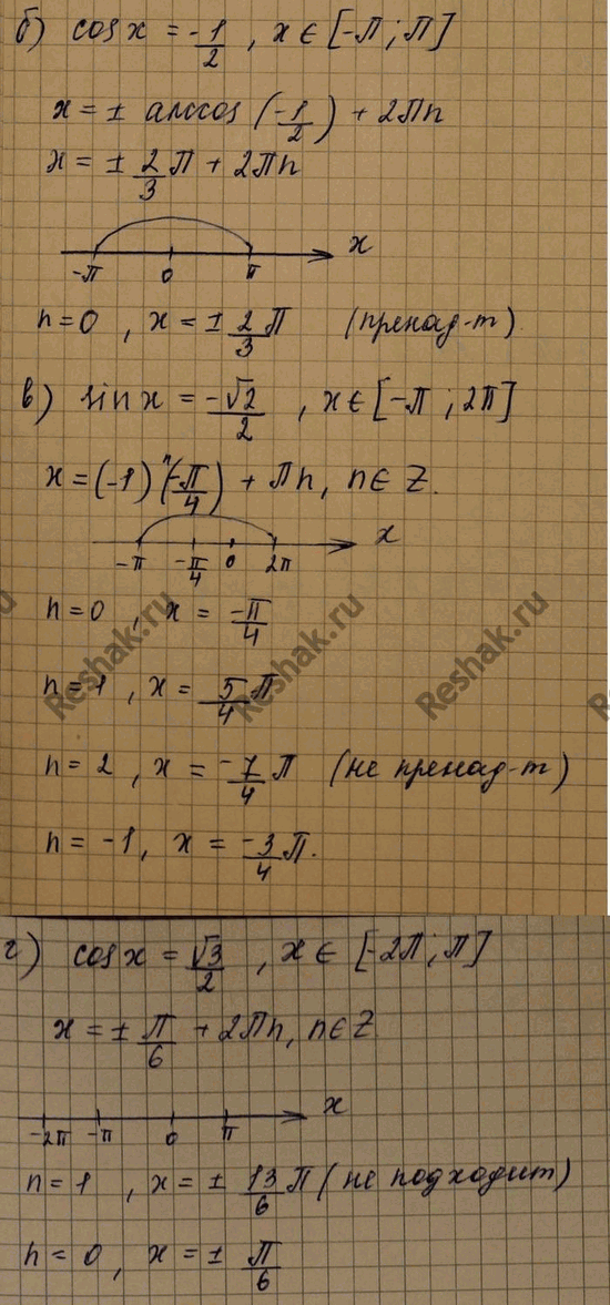 Изображение Упр.22.24 Мордковича 10 класс профильный уровень (Алгебра)