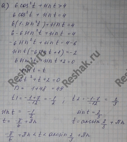 Изображение Упр.22.40 Мордковича 10 класс профильный уровень (Алгебра)