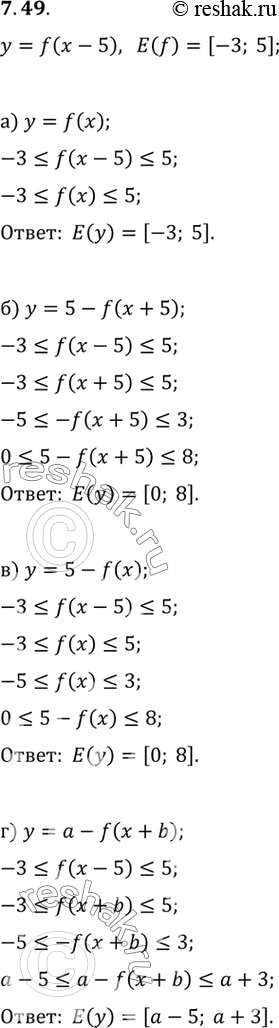       = f(x - 5)   [-3; 5].    :)  = f(x); )  = 5 - f(x);)  = 5 - f(x + 5); )  =  -...