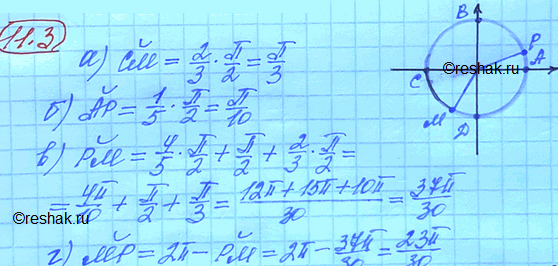 Изображение Упр.11.3 Мордковича 10 класс профильный уровень (Алгебра)