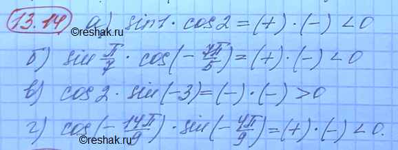 Изображение Упр.13.14 Мордковича 10 класс профильный уровень (Алгебра)