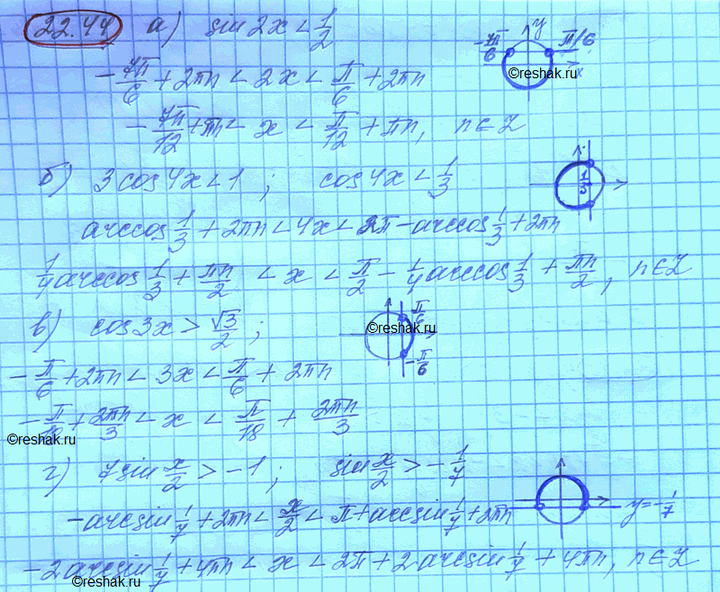 ����������� ������ �����������:a) 3 cos2 t - 4 cos t > 4;	�) 6 cos2 t + 1 > 5 cos t;�) 3 cos2 t - 4 cos t < 4;	�) 6 cos2 t + 1 < 5 cos...
