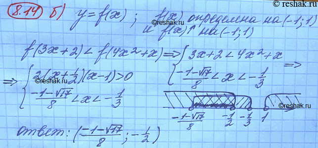 Изображение Упр.8.14 Мордковича 10 класс профильный уровень (Алгебра)