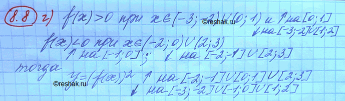 Изображение Упр.8.8 Мордковича 10 класс профильный уровень (Алгебра)