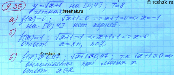 Изображение Упр.9.36 Мордковича 10 класс профильный уровень (Алгебра)