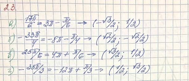 Изображение Упр.2.3 ГДЗ Мордкович Семенов 10 класс