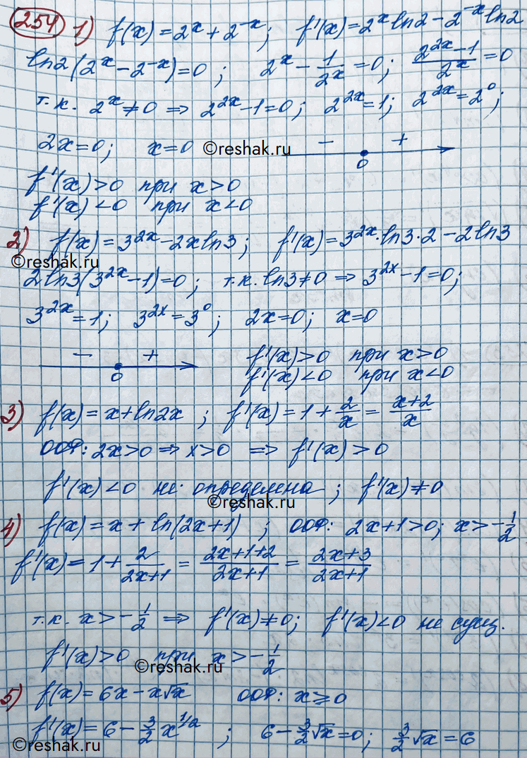 Решено)Упр.254 ГДЗ Колягин Ткачёва 11 класс по алгебре