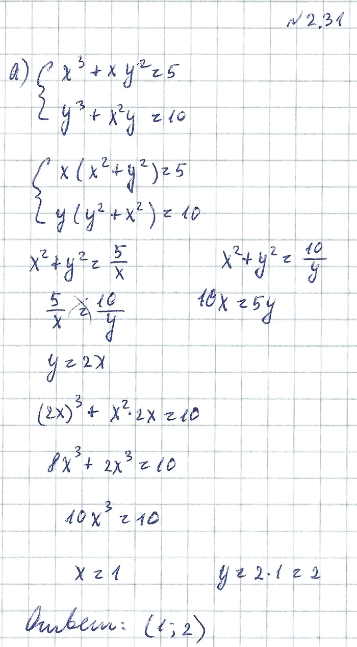 Изображение 2.18. а)	х2 - 9у2 = 0;	в) 5х2	-	ху	-	4у2	=	0;б)	х2 + ху = 0;	г) х2у	+	3ху2	+	2у3	=...