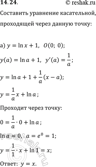  14.24.        y=f(x),     , : ) f(x)=ln(x)+1;   )...