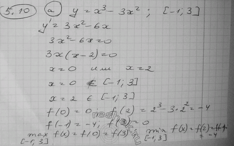        = f(x)   ,  (5.105.11):5.10 )	 = 3 - 3x2, [-1; 3];	)  = 3 + 3x, [-1; 2];)  = 23 - 6x2 + 9,...