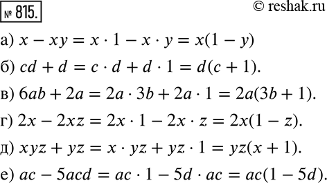       (815816).815 )  - ;		) cd + d;		) 6ab + 2;) 2 - 2xz;) xyz + yz;)  - 5acd.,  + 3 =  * 1 + 3b =...