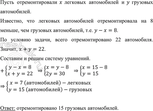 Изображение В мастерской «Автосервис» отремонтировали 22 легковых и грузовых автомобиля. Среди них...