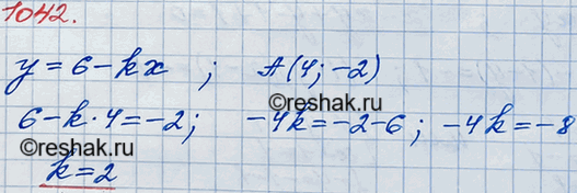  1042.     = 6 - kx.    k       (4;...