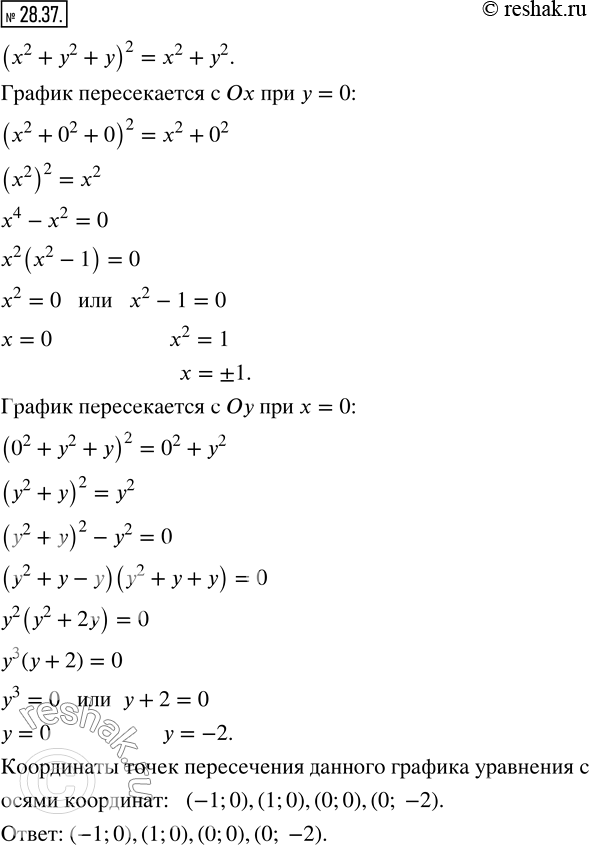  28.37.   (x^2+y^2+y)^2=x^2+y^2  ,    (. 28.6).       ...