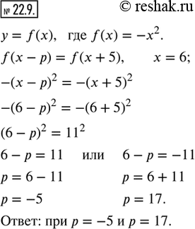  22.9.    = f(),  f() = ^2.    ,  ,   f(  ) = f( + 5)    =...