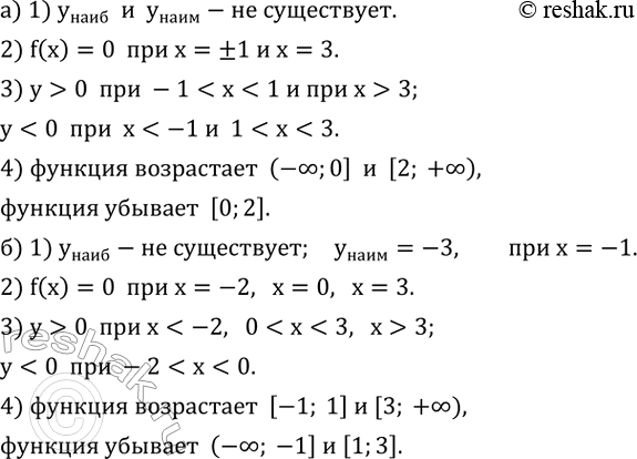 ����������� �) �� ������� 5.26 ��������� ������ ������� y=x^3+3x^2-x-3.������� ���������� ����� A, B � C.�) �� ������� 5.27 ��������� ������ ������� y=x^4-6x^2+5. �������...
