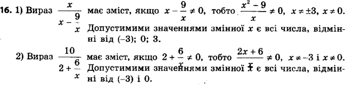 ����������� 16. ��� ����� ��������� ���������� ����� ����� ���������:1) y = x/(x-9/x);2) y =...