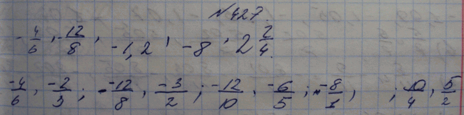 Изображение Упр.427 ГДЗ Макарычев Миндюк Феоктистов 8 класс