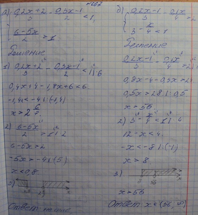 Изображение Упр.667 ГДЗ Макарычев Миндюк Феоктистов 8 класс