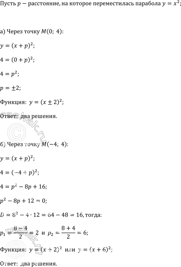 ����������� �������� � = �^2 �������� �� ��������� ������ ����� ��� � ���, ��� ��� ������ ����� ����� �. �������� �������, ��������������� ����� ��������, ���� ����� � �����...