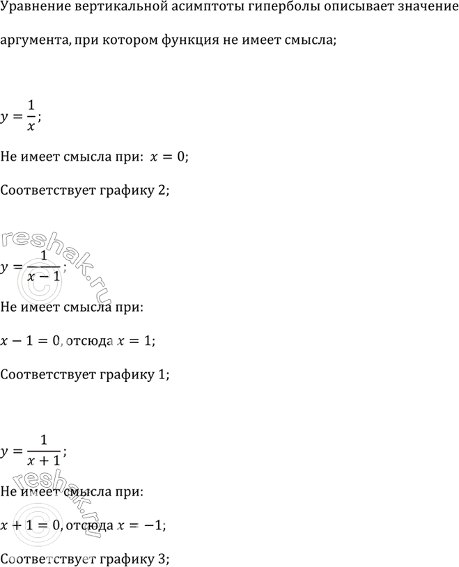 ����������� �� ������� 3.2 ���������� ��������� � ������� �������y = 1/x,   y = 1/(x - 1),   y = 1/(x + 1).���������� ������ ������ �...
