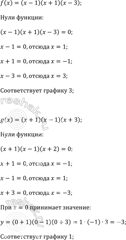    3.5   : f() = ( - 1)( + 1)( - 3),    () = ( - 1)( + 2)( - 3),g(x) = ( + 1)( - 1)( + 3),    q() = ( + 1)( - 1)( +...