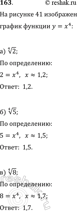  163.    y=x4 (. . 41), :)  4  2; )  4  5; )  4 ...