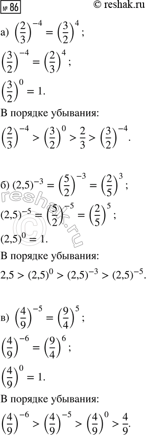 Изображение Упр.86 ГДЗ Макарычев Миндюк 9 класс