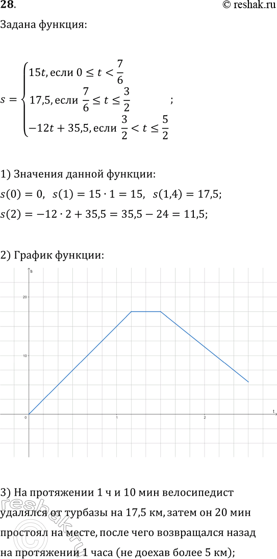  28   s (),     ,     t ()   :s= 15t, ...