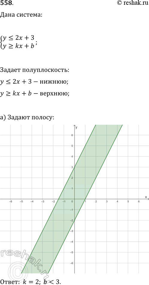  558.  -  k  b,     = kx + b   : ) ; )...