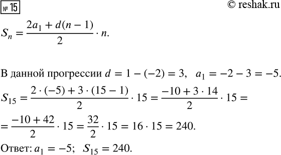 Изображение Упр.15 Повторение Вычисления ГДЗ Рабочая тетрадь Макарычев Крайнева 9 класс