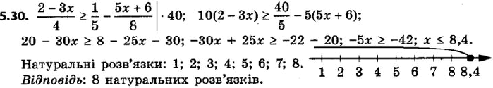  139.     (2 - 3x)/4 >= 1/5  - (5x +...
