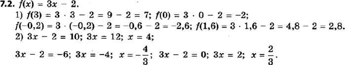  227.    f(x) =  - 2.1) : f(3); f(0); f(-0,2); f(1,6).2)   ,  : f(x) = 10; f(x) = -6; f() =...