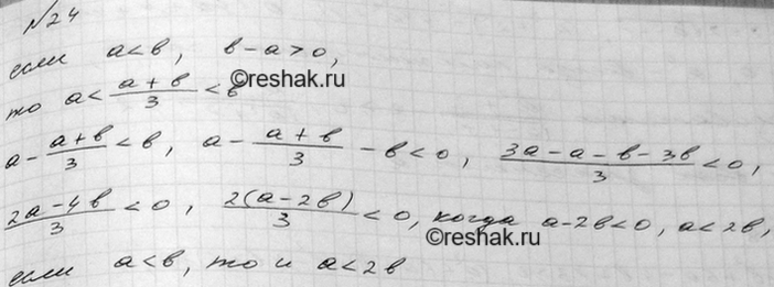 Изображение Упр.24 ГДЗ Мерзляк 9 класс