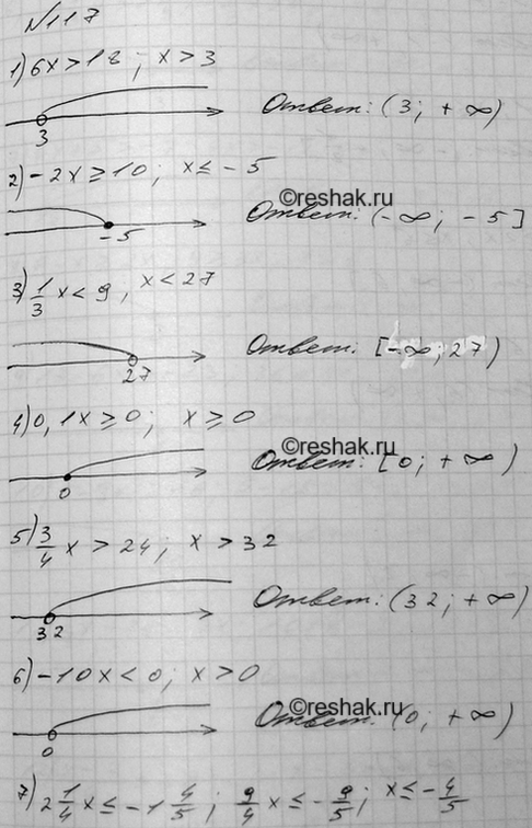 Решено)Упр.117 ГДЗ Мерзляк 9 класс по алгебре