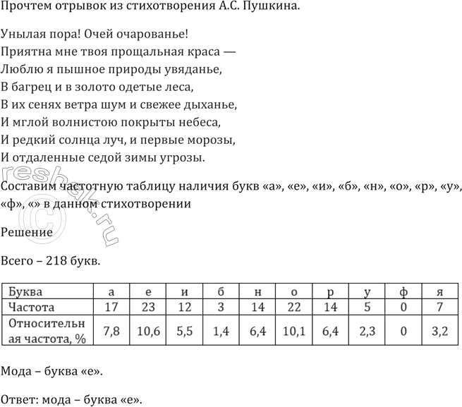 Изображение Прочтите отрывок из стихотворения А.С. Пушкина.  Унылая пора! Очей очарованье!  Приятна мне...