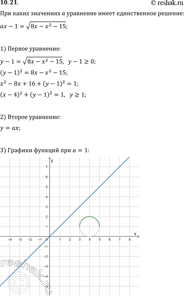  10.21.     a  ax-1=v(8x-x^2-15)  ...