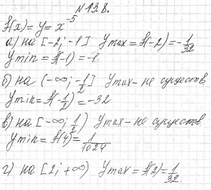 ����������� 13.7 ������� ���������� � ���������� �������� ������� y=x^-5:�) �� ������� [-2;-1];�) �� ���� (-�������������;-1/2]�) �� ������������� (1/2;4];�) �� ���� [2;...