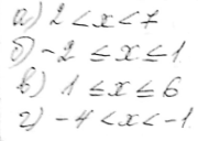 ����������� 4.16. �) 3 < � + 1 < 8;�) -3...