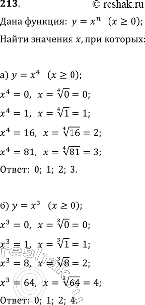  213. )    = ^4 ( >= 0).        0; 1; 16; 81?)    = ^33 ( >= 0).     ...