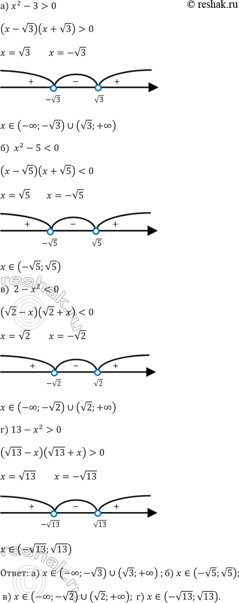 ����������� 87.�) x^2-3>0  �)...